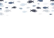 Firmungs-Glückwunschkarte kleine Fische 2