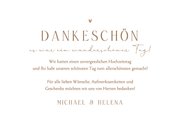 Foto-Dankeskarte Bohemien Trockenzweige Hochzeit 3