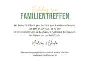 Foto-Einladung Familientreffen VIP-Ticket mit BBQ 3