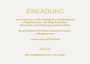 Foto-Einladungskarte Kommunion goldene Kirche  3
