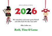 Foto-Neujahrskarte Glücksbringer Schornsteinfeger 3