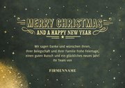 Foto-Weihnachtskarte 'Merry Christmas' geschäftlich 3