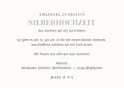 Fotocollage Hochzeitsjubiläum Einladungskarte 25 Jahre 3