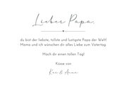 Fotocollage PAPA Vatertagskarte Buchstaben 3