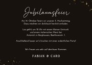 Fotocollagekarte auf Holzhintergrund Einladung Jubiläum 3