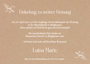 Fotokarte Einladung Firmung Kirche Lineart 3