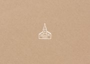 Fotokarte Einladung Heilige Kommunion Kraft Lineart Rückseite