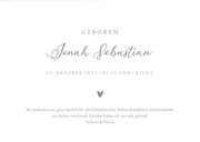 Fotokarte Geburt Schreibschrift blaugrau 3