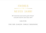 Fotokarte Neujahrsgrüße mit Text und Namen 3