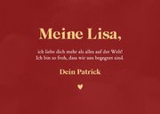 Fotokarte Valentinstag Herzen 'Ich liebe dich' 3