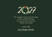 Fotokarte Weihnachten 2027 Kranz 3