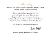 Geburtstagseinladung 1956 mit Fotocollage 3