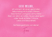 Geburtstagsgrußkarte 'Bday Queen' 3