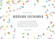 Geburtstagskarte für Kinder bunte Konfetti 3