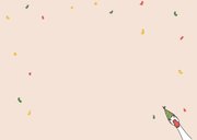 Geburtstagskarte 'Gans lieben Glückwunsch' Gans Konfetti Rückseite