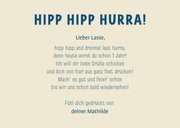 Geburtstagskarte Kind 'Hipp hipp hurra' Junge 3