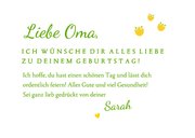 Geburtstagskarte Osterglocken 3