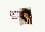 Geburtstagskarte 'Steht dir gut' Foto Frau 2