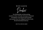 Geschäftliche Foto-Weihnachtskarte Neujahr Feuerwerk 3