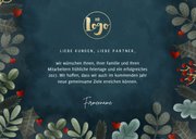 Geschäftliche Neujahrskarte botanisch 3