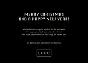 Geschäftliche Weihnachtskarte IT mit Quellcode 3