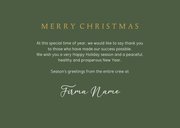 Geschäftliche Weihnachtskarte 'Joy' 3