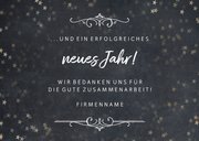 Geschäftliche Weihnachtskarte mit 3 Fotos und Ornamenten 3