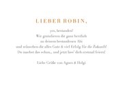 Glückwunschkarte 'Bestanden' Goldlook 3