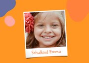 Glückwunschkarte Einschulung Lettering Schulanfang 2