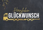 Glückwunschkarte LKW-Führerschein bestanden 2