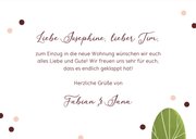 Glückwunschkarte Umzug Haus & Bäume 'Happy New Home' 3