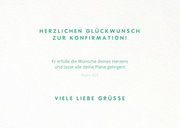 Glückwunschkarte zur Konfirmation Symbole 3