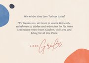 Glückwunschkarte zur Taufe Boho Floral Rosa 3