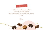 Grußkarte 'Enjoy life, eat chocolate' 3