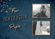 Grußkarte 'Für den liebsten Papa' zwei Fotos 2