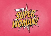 Grußkarte mit Fotos 'You're a Super Woman' 2