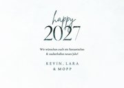 Grußkarte Neujahr mit Fotocollage 3