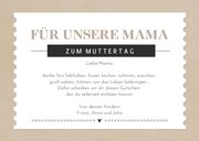 Gutschein im Ticket-Look Muttertagskarte Spa-Tag 3