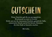 Gutscheinkarte Fotocollage Weihnachten Herzen Tannenzweige  3