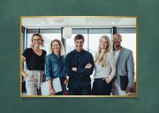 Gutscheinkarte Weihnachten Mistelzweige Ilex mit Logo 2