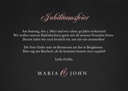 Jubiläumskarte Rubinhochzeit vintage mit 2 Fotos 3