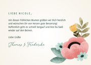 Karte Gute Besserung Frühlingsblumen 3