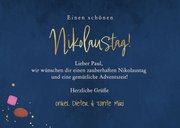 Karte mit Gruß zum Nikolaus mit Nikolausstiefel 3