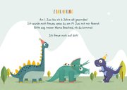 Kindergeburtstag Einladung Dinosaurier, Vogel & Foto 3