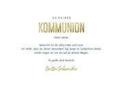 Kommunions-Glückwunschkarte blaue Sterne 3