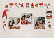 Lustige Wichtel-Weihnachtskarte 3 Fotos 2