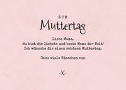 Muttertagskarte Mama Küsschen 3