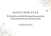 Neujahrskarte 2026 gold neues Jahr 3