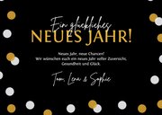 Neujahrskarte '2026 Viel Glück' 3