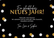 Neujahrskarte '2027 Viel Glück' 3